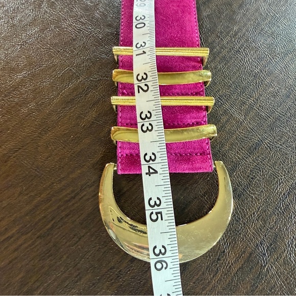 The Limited Purple, Pink, Black and Gold Women\'s Belt Sz M Genuine Leather main image 6